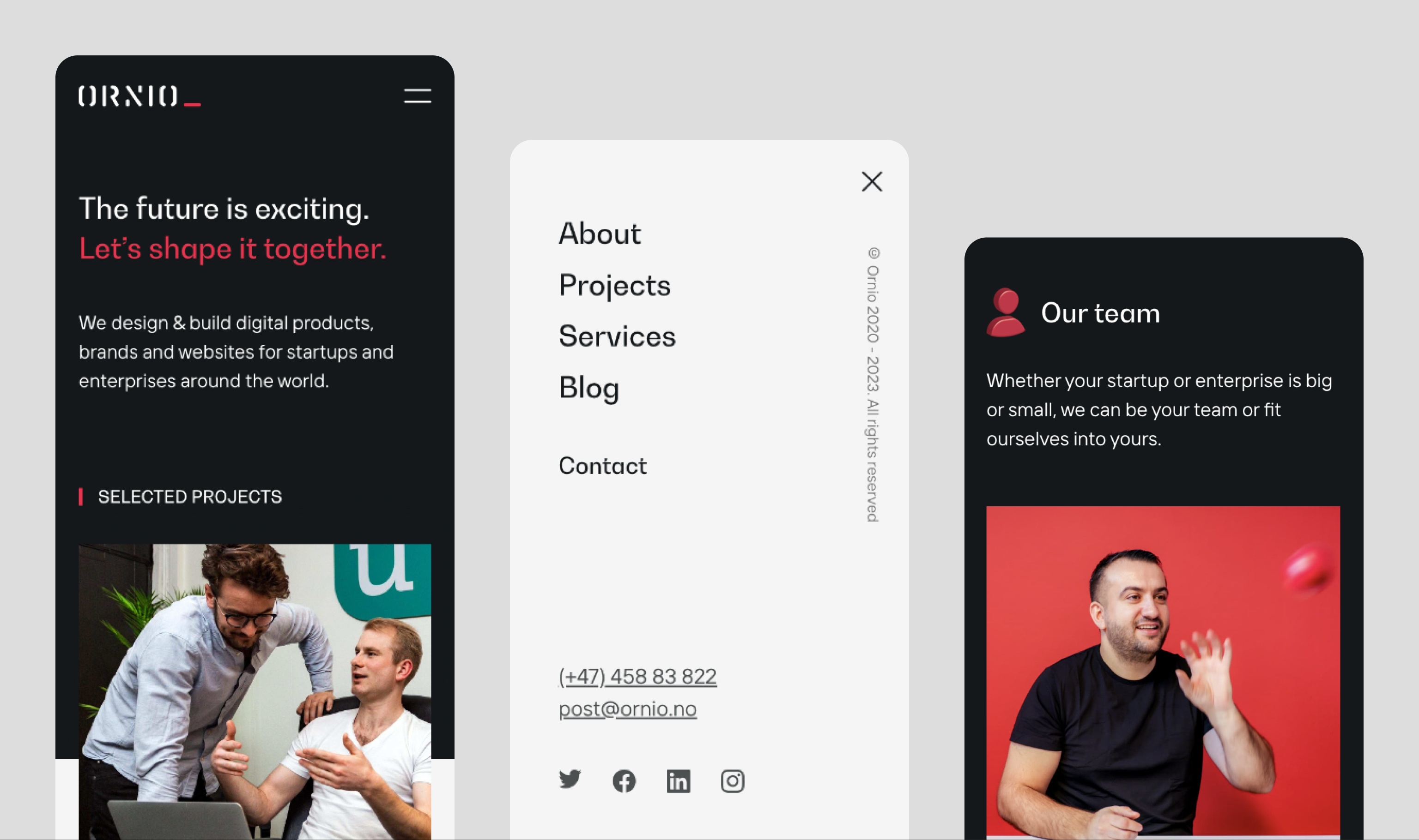 Responsive mobile view