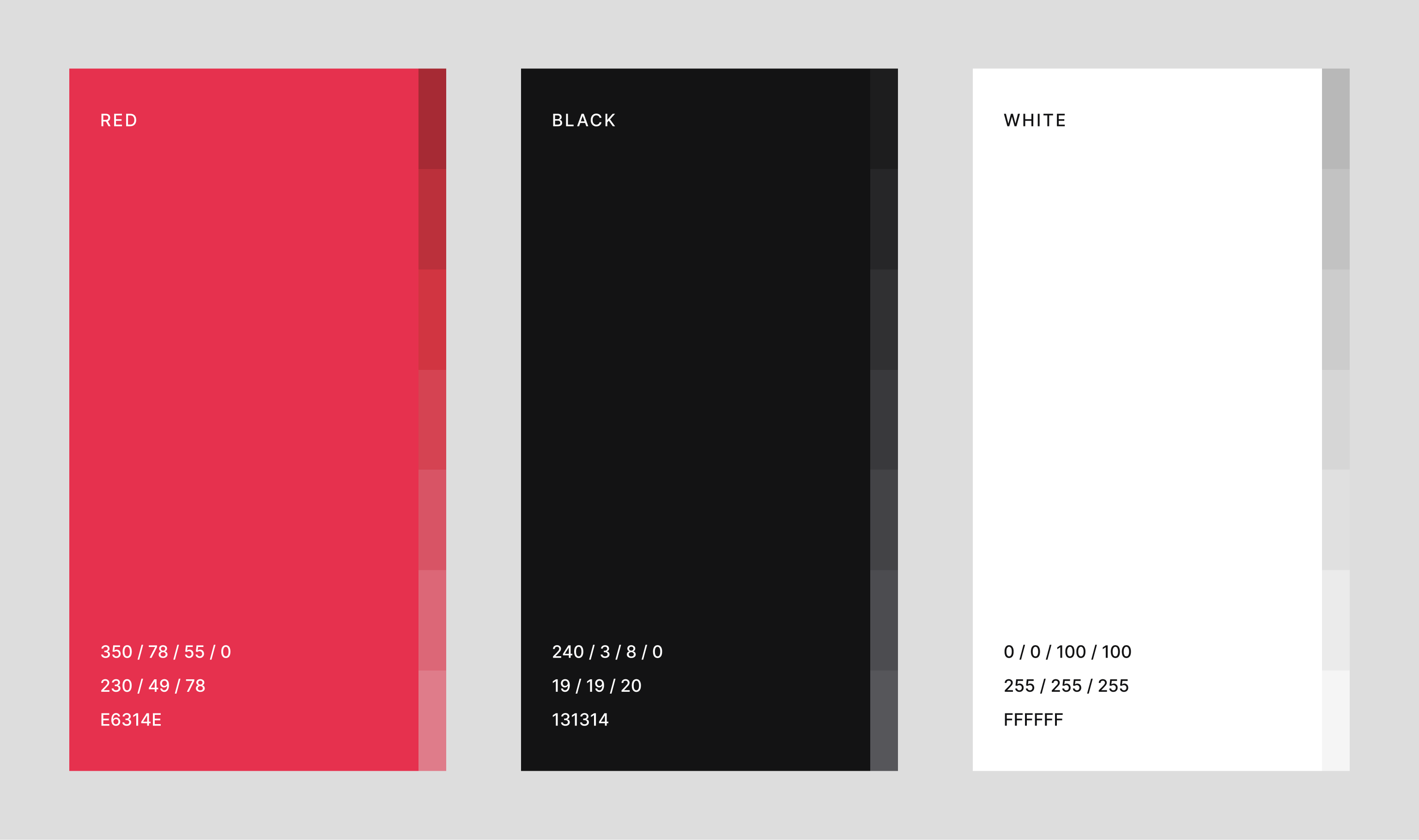 A color palette that evokes strong emotions and makes bold statements.