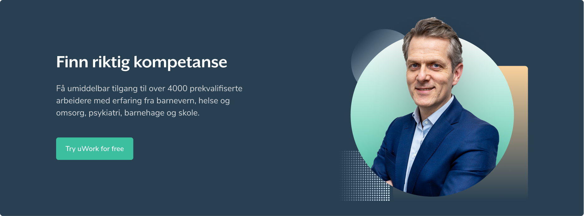 A full-width callout section.